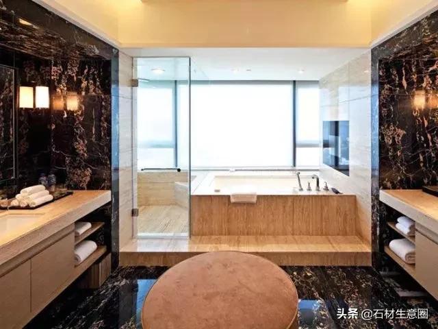 黑色大理石轻奢装修效果,黑色系大理石