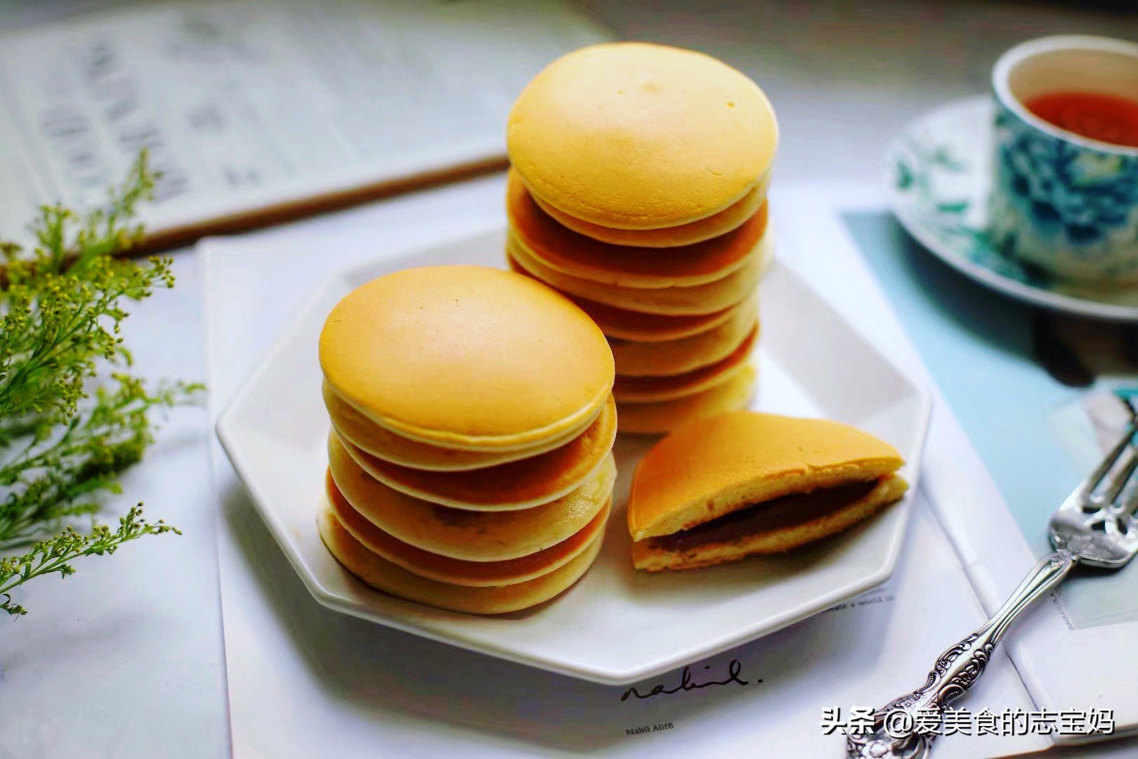 只用一口锅就能吃到的铜锣烧,低卡又好吃的铜锣烧