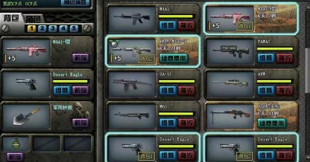 当年cf仓库截图,cf曾经的生化补给箱