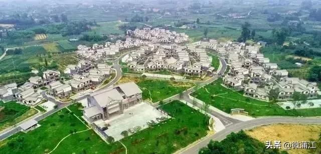 蒲江乡村风光,四川十大贫困县蒲江