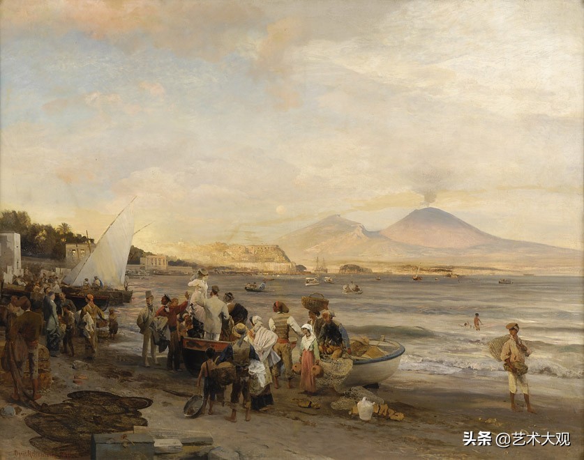 芬兰大师古典风景油画作品欣赏,顶级的欧洲午后阳光风景油画