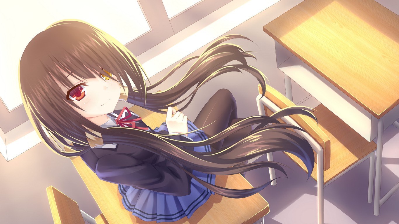 时崎狂三动漫美图壁纸,约会大作战狂三高清壁纸1080p