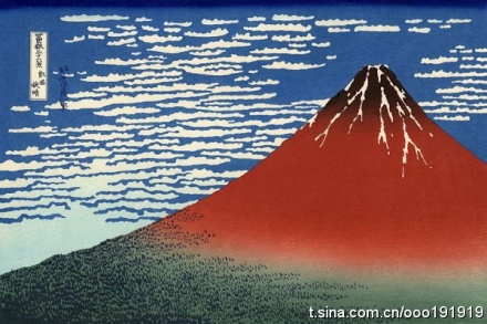 浮世绘神奈川冲浪图讲解,葛饰北斋神奈川冲浪图临摹