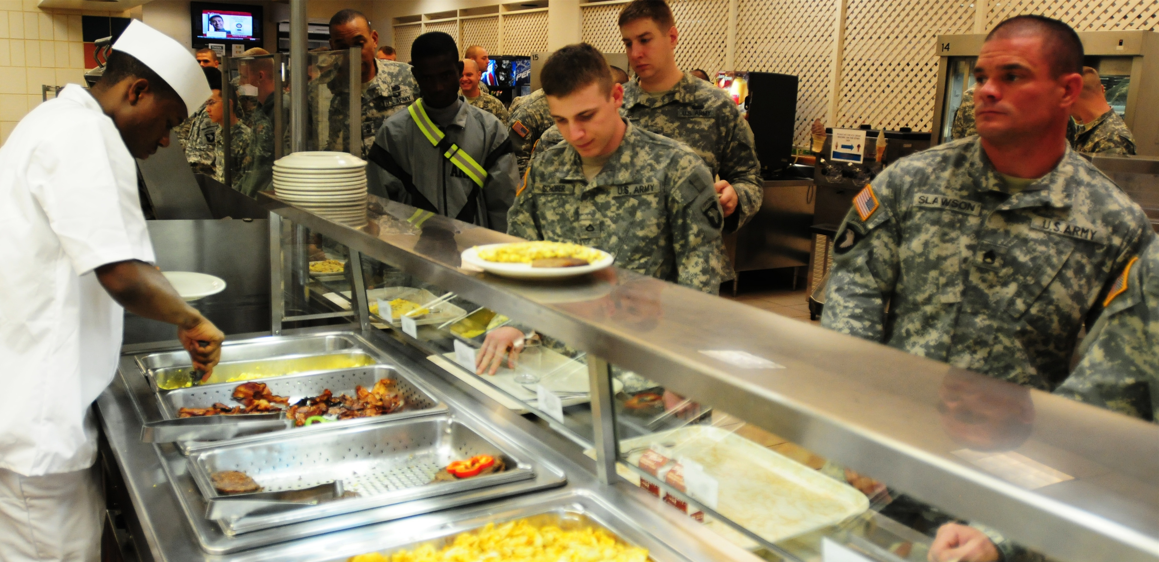 美军看解放军伙食,韩国军队伙食和印度军队伙食
