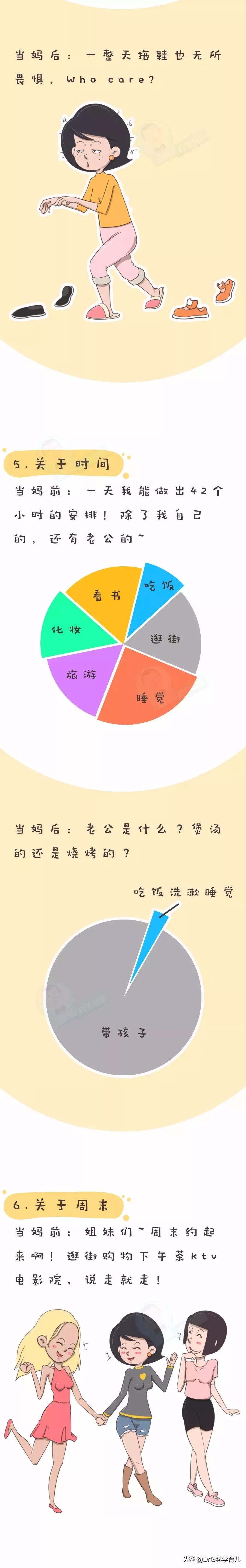 当妈前vs当妈后你中了几条,当妈以后一定要知道的事