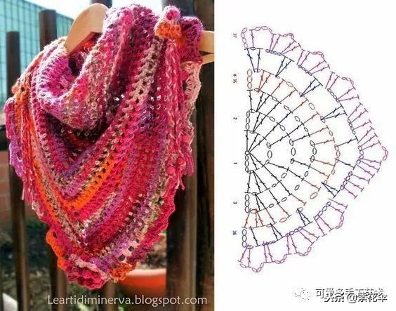 系一条三角围巾最迷人，忽冷忽热都能让你美上天！（附教程）