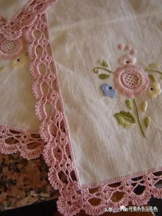 漂亮的钩针桌布衣,钩针钩织漂亮桌布衣图解