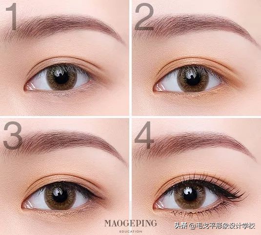 零基础学画眼影用什么牌子的,零基础单眼皮化妆入门教学眼影