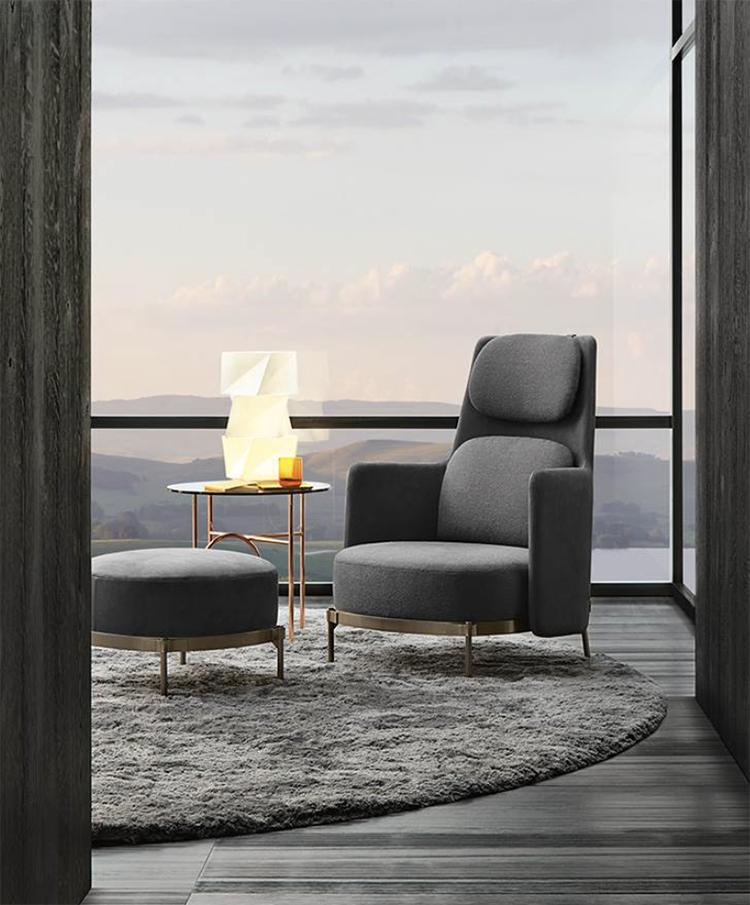 ItaliaMinotti意大利设计师米诺提tapearmchair磁带扶手椅