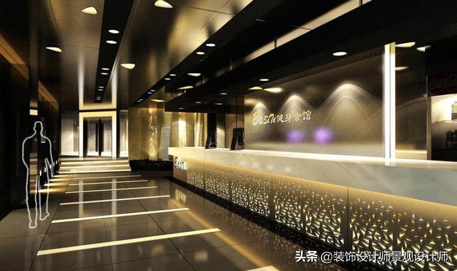 公司健身房设计效果图,书房健身房二合一设计效果图