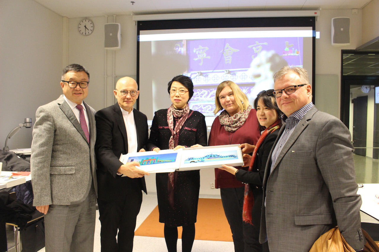 中欧旅游年·哈尔滨冰雪旅游推介走进芬兰哈格赫立雅应用科技大学