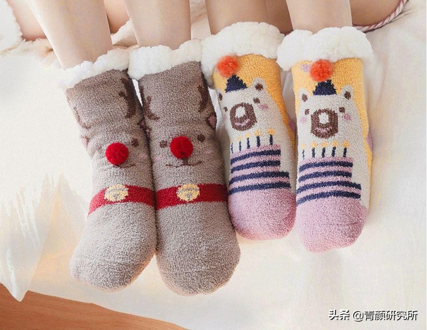 冬日暖脚可爱袜子,冬季可爱袜子