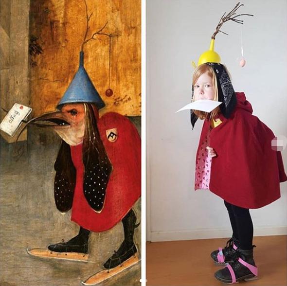 世界名画人物模仿搞笑,外国人恶搞画作