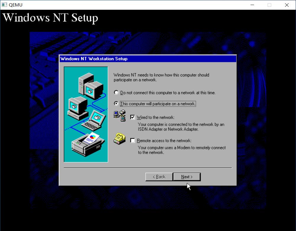 QEMU安装WINDOWSNT4.0MIPS版本