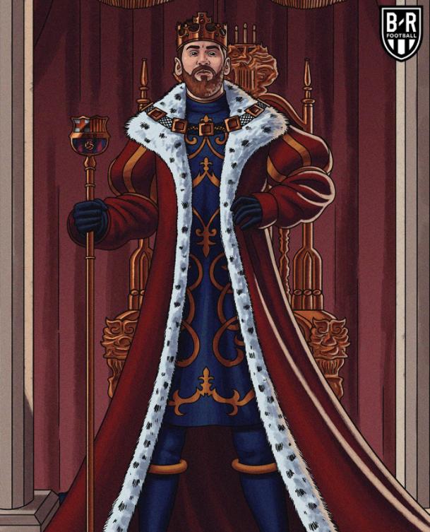 国王杯梅西一条龙破门,国王杯梅西王者归来