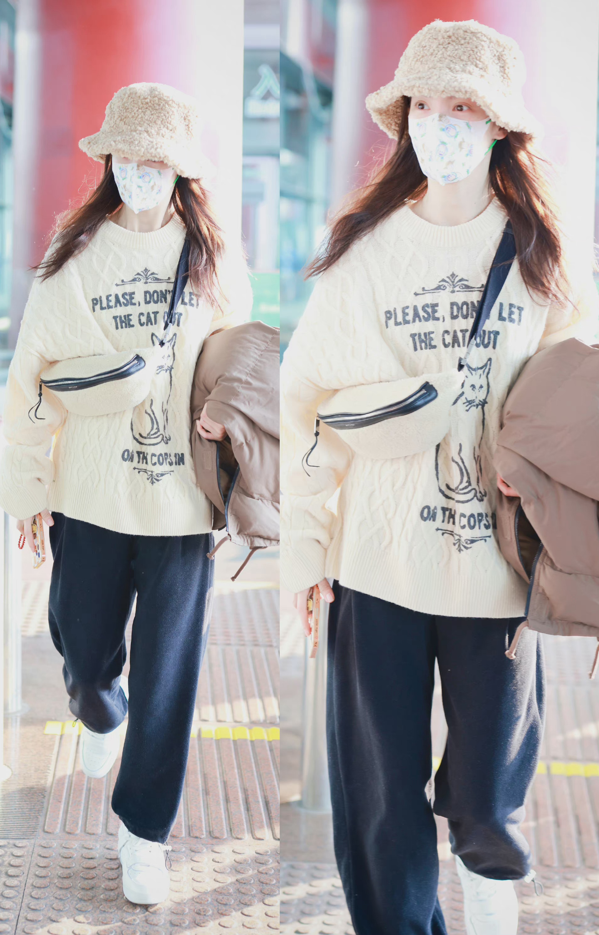 毛衣穿搭女秋冬oversize,毛衣穿搭女秋冬修身长款针织