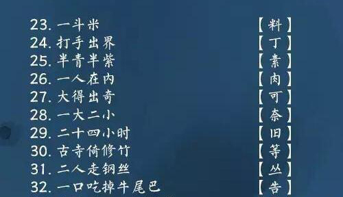 孩子越玩越聪明的猜字谜,适合6岁孩子猜字谜