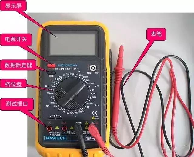 指针式万用表使用口诀,万用表使用口诀欧姆档