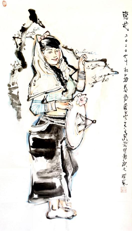 黄环球正在直播,黄环球国画作品