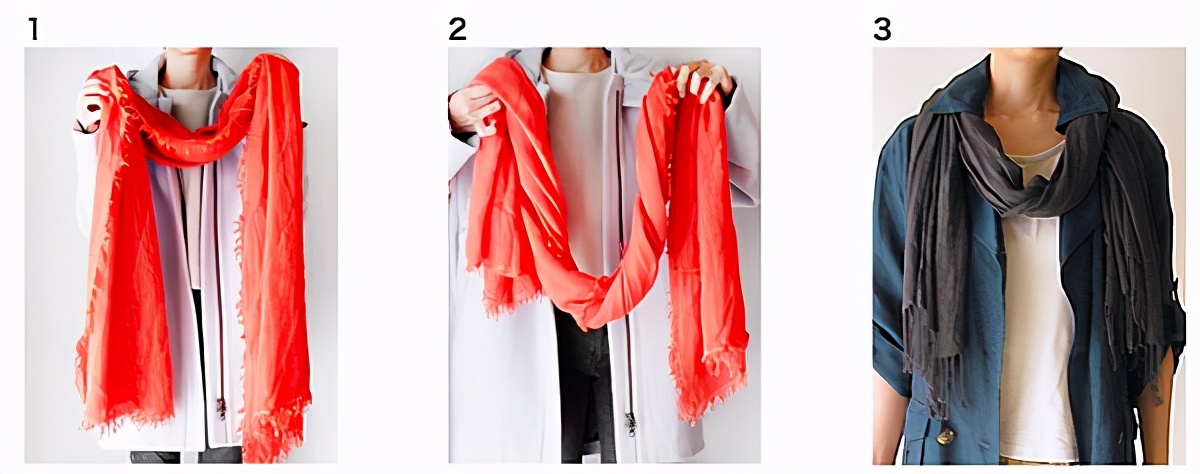 跟上流行必学的15种秋冬围巾系法!天天系出不一样的围巾