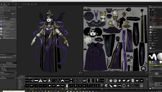 supergiant画师,游戏人物3d建模怎么做