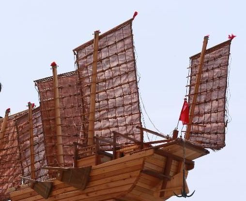 船帆发展的历史,船形八面风的原理