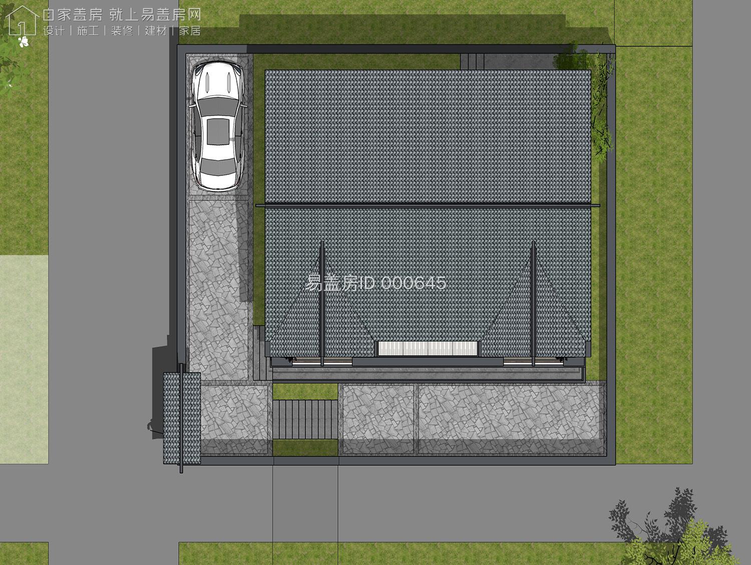 宅基地西高东低,坐西朝东宅基地设计图