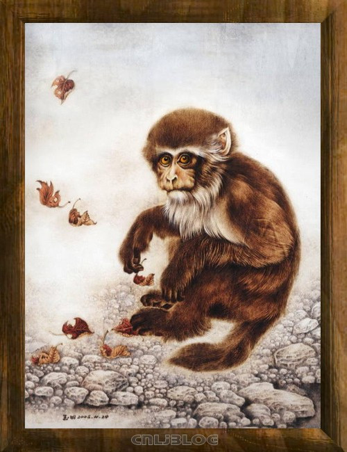 教你画画侧脸,烙画美图