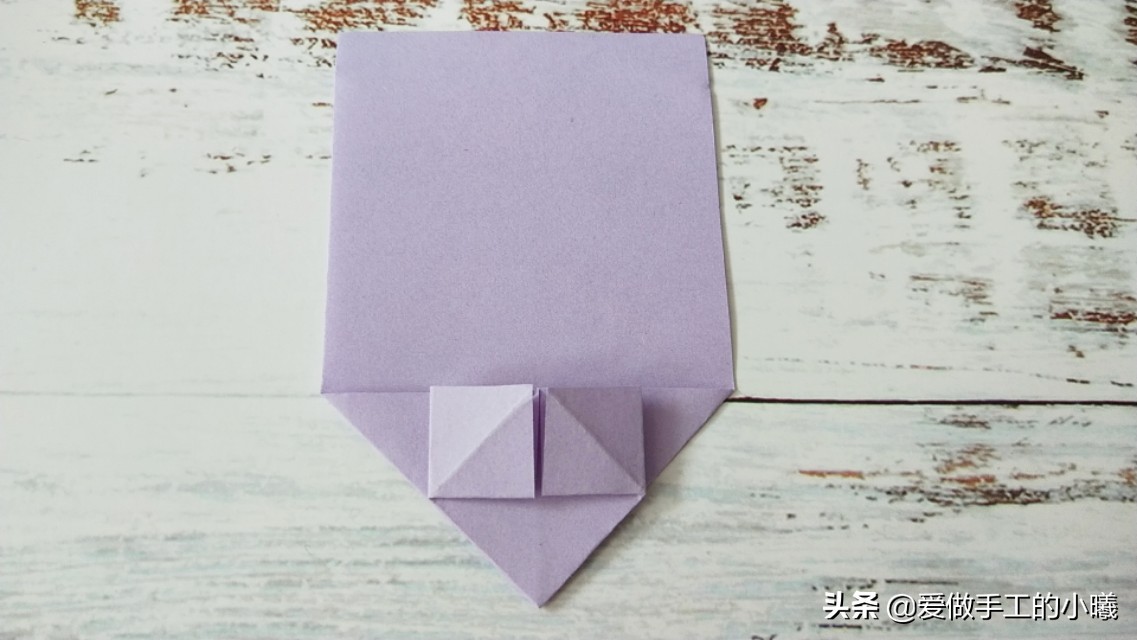 爱心折纸怎样画爱心,折纸把白色爱心变成红色爱心