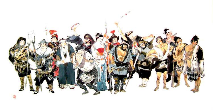 水浒传100单八将最后的结局,水浒一百单八将背诵