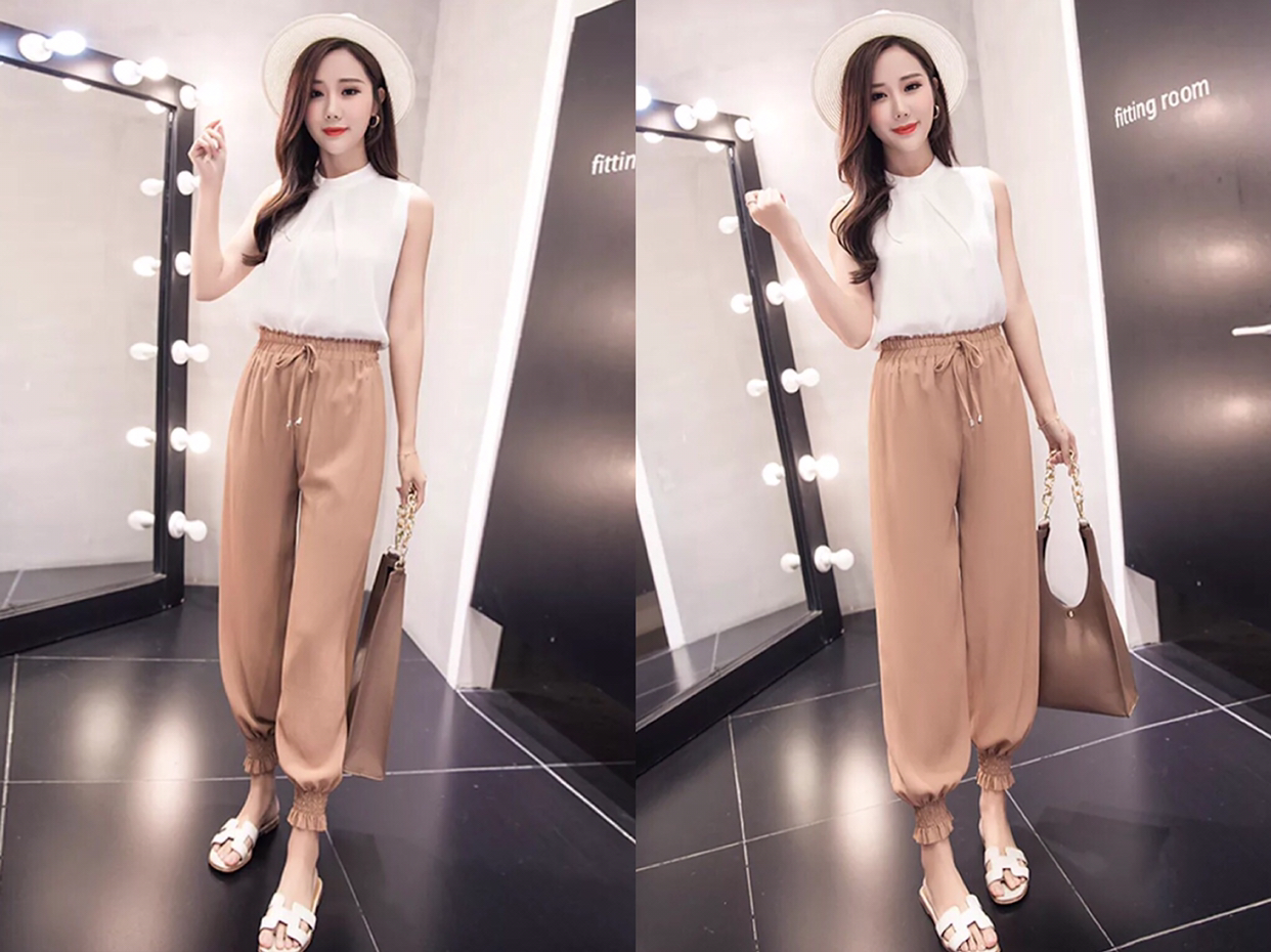 哈伦裤显瘦又显腿长休闲裤,哈伦裤女款九分裤小个子