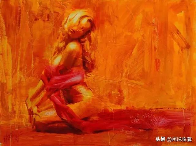 油画抽象肌理纹理,油画抽象头像