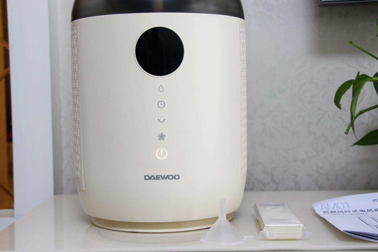 大宇无叶风扇净化空气,大宇净化加湿无叶风扇