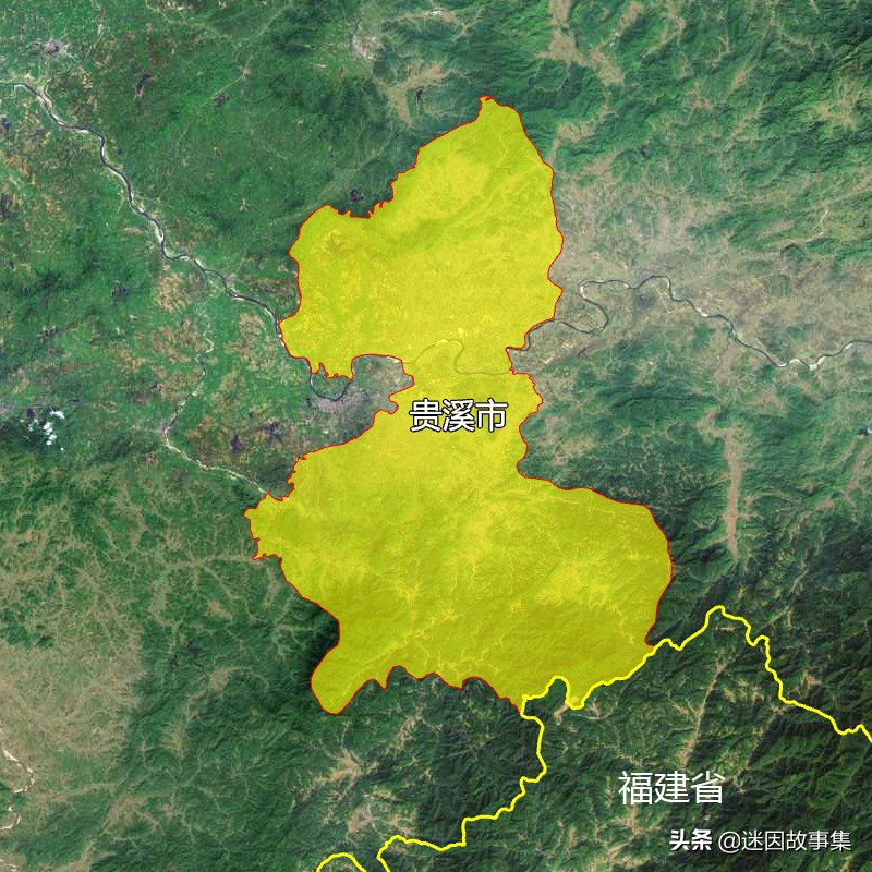 鹰潭地形图,江西省鹰潭市地图全图