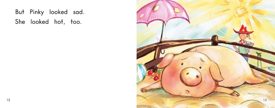 英语有声绘本阅读:爱洗泥巴浴的粉红猪《Pinkythepig》