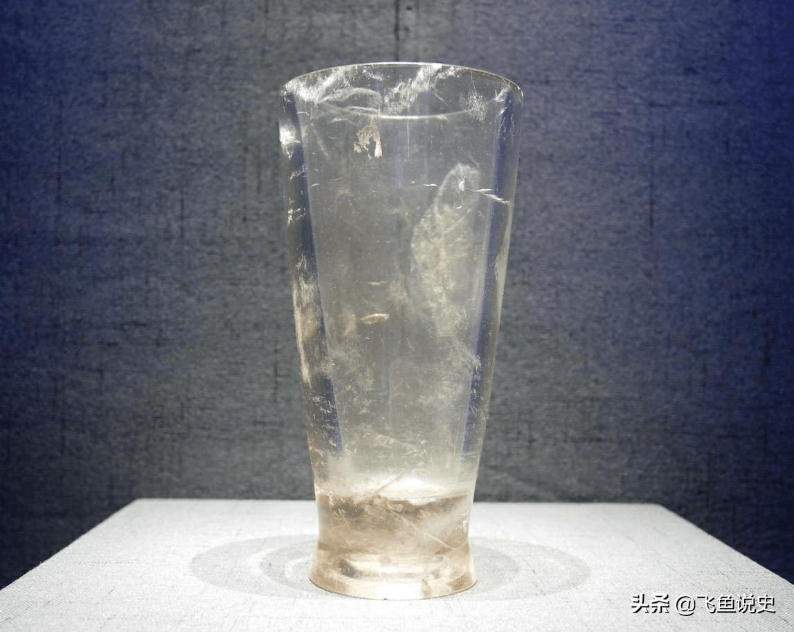 杭州出土战国水晶杯,1990年浙江古墓出土的水晶杯
