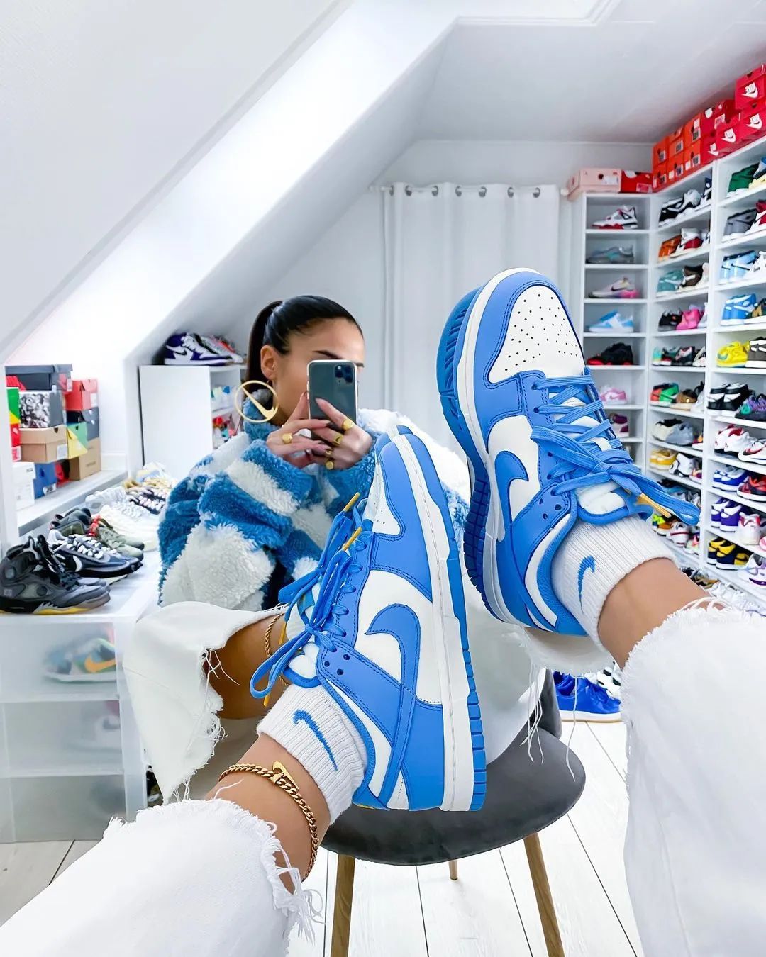 笑拉了！权志龙上脚“北卡蓝”，鞋贩子却因滤镜太重又冲错了