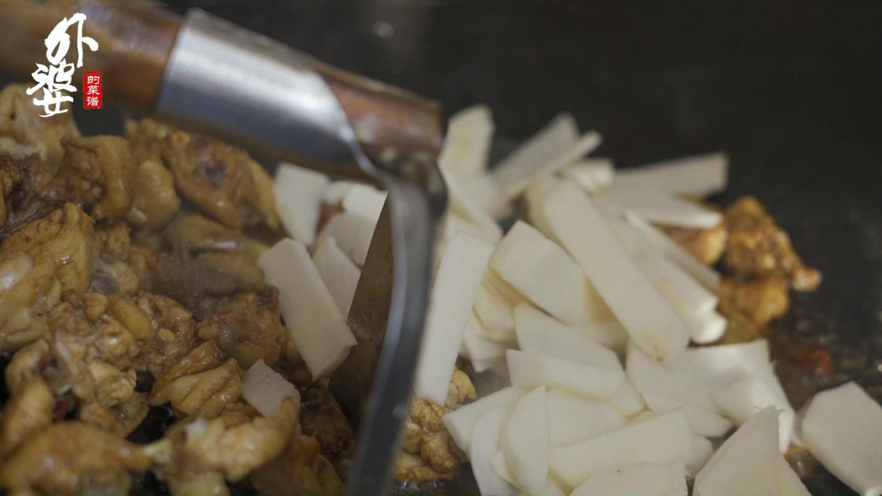 江西客家菜炒凉薯,江西特色凉薯