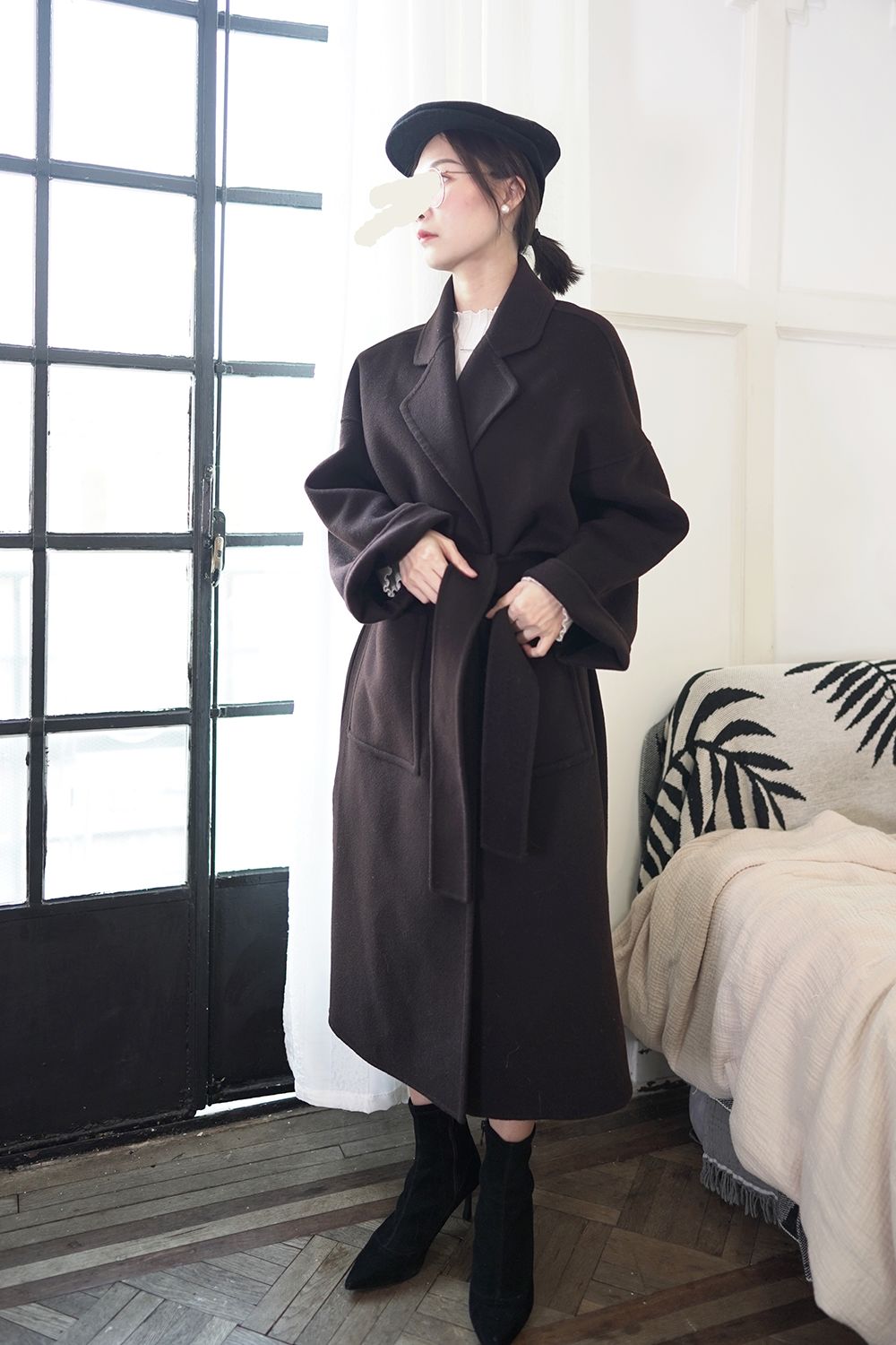 深卡其色大衣内搭什么颜色毛衣,格子大衣内搭什么颜色的毛衣好