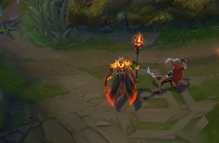 lol地狱火皮肤卡尔萨斯,lol凯南新皮肤特效