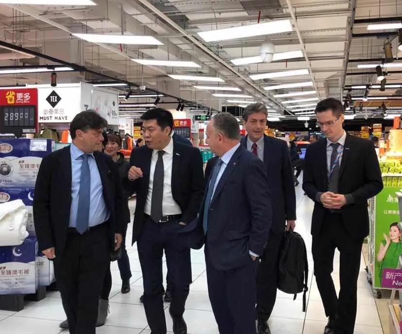 ITA到访家乐福中国苏宁国际深化意大利合作