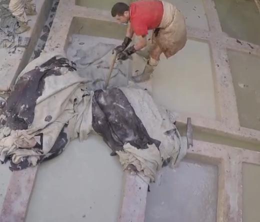 摩洛哥传承千年的古老制皮法,摩洛哥古法制皮