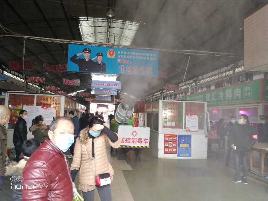 借来消毒车，自购消毒剂，盼盼驾校直击抗疫战场！