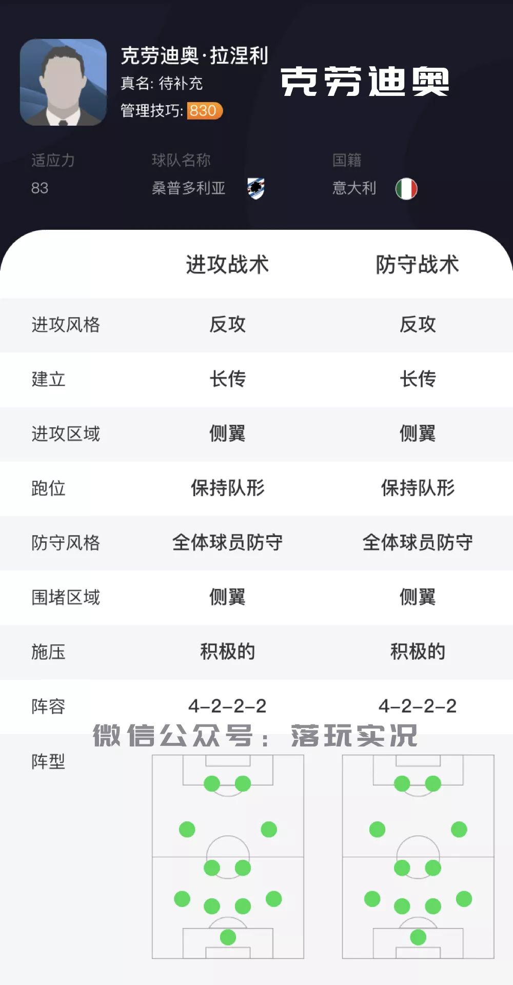 实况足球800教练,实况2022教练模式教练推荐