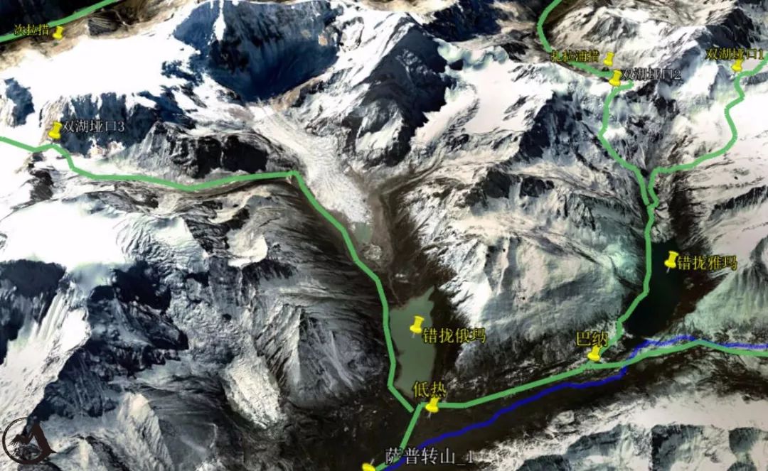 93.840160°E，30.945246°N海拔5686米，萨普转山意外收获未登峰