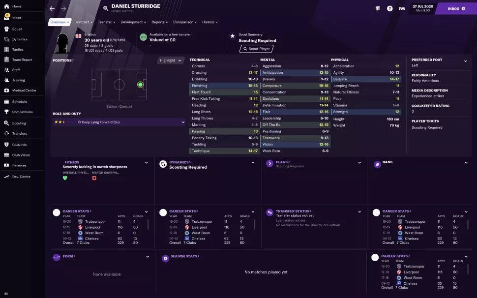 fm2021各位置最好用的球员,fm2021开档必签球员推荐