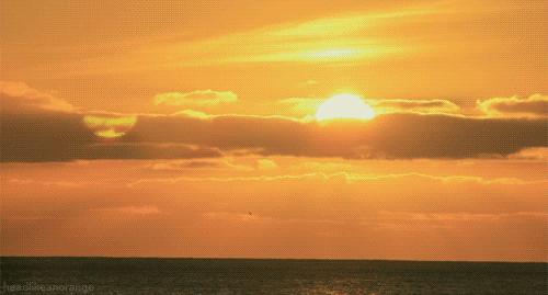 乳山朝霞,威海乳山海边看日落