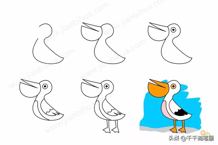 幼儿园动物的水墨画入门,儿童动物画入门简易范画