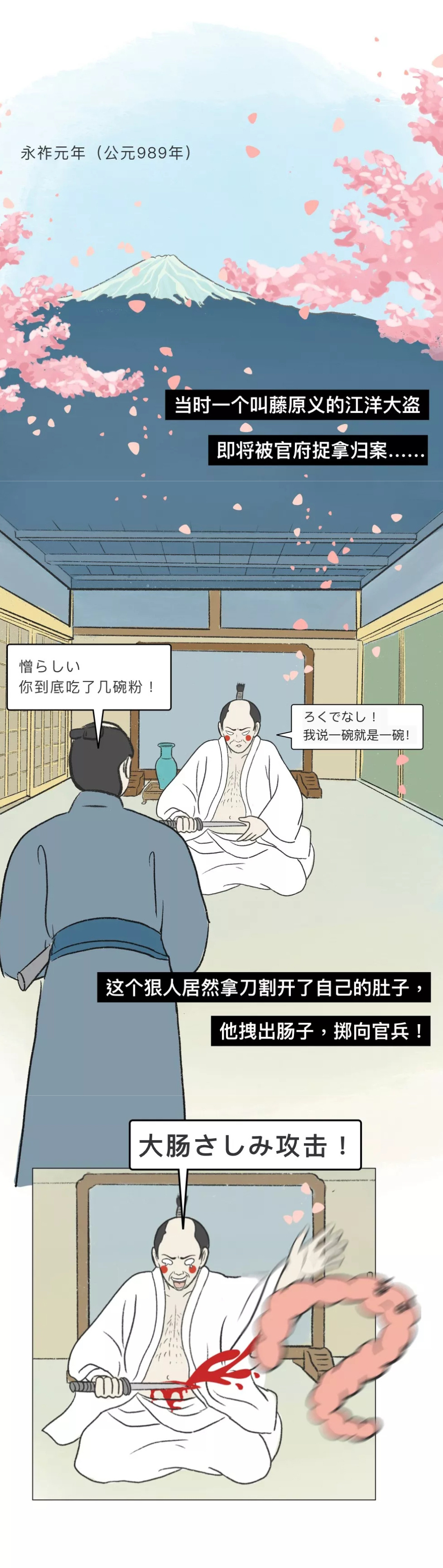 日本切腹流程,日本人怎么切腹