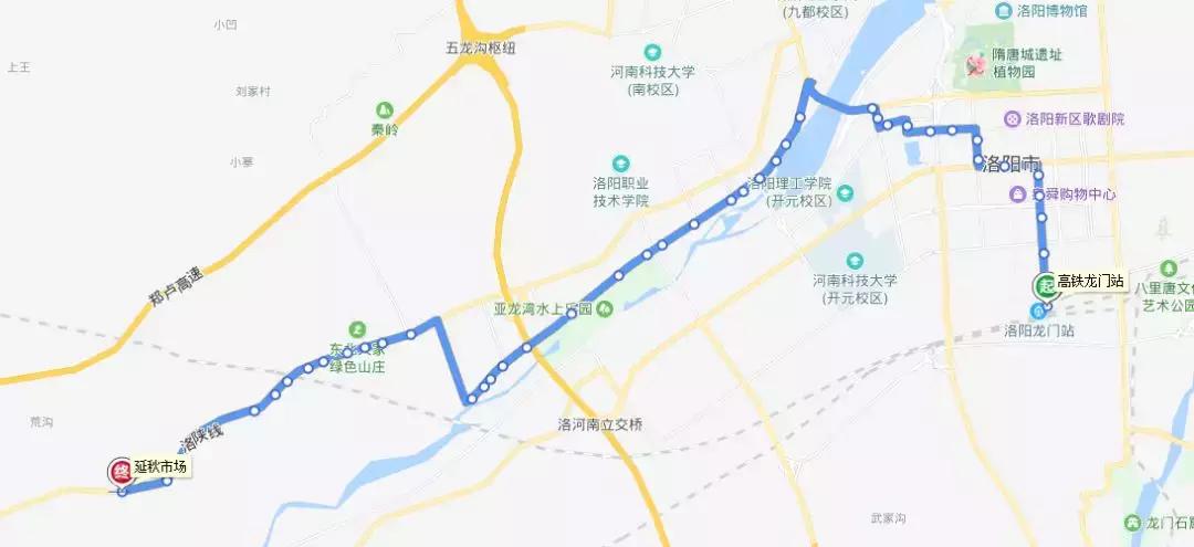 洛阳市区到县城公交车,洛阳龙门到济源城际公交时刻表